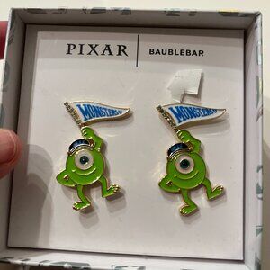 Monsters Inc Disney Pierced Earrings (new in box)